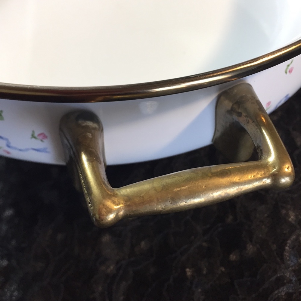 ❌HP Vintage porcelain enamel cookware skillet lid frying pan cooker - Picture 10 of 11
